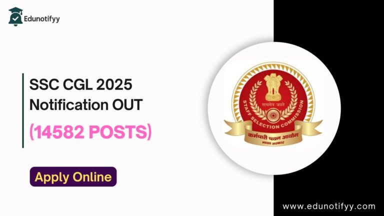 SSC CGL 2025 – Notification & Online Application form, Eligibility, Syllabus