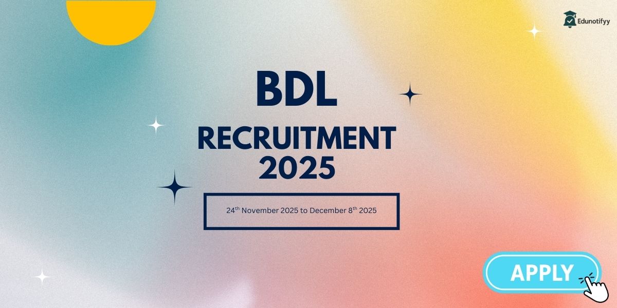 BDL Apprentice Notification 2025