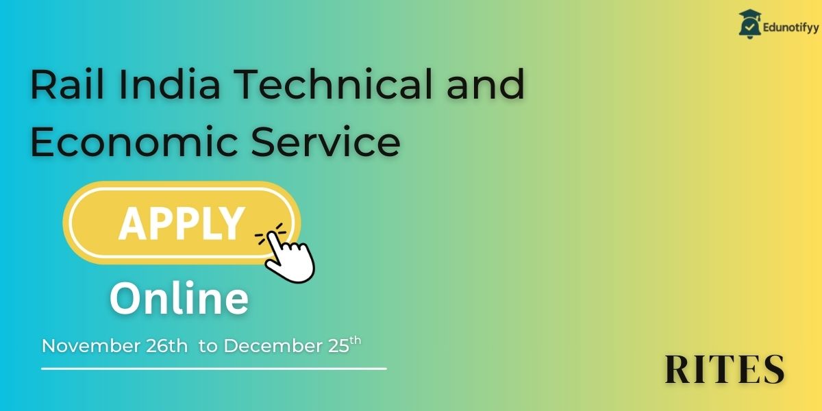 RITES Assistant manager Recruitment 2025