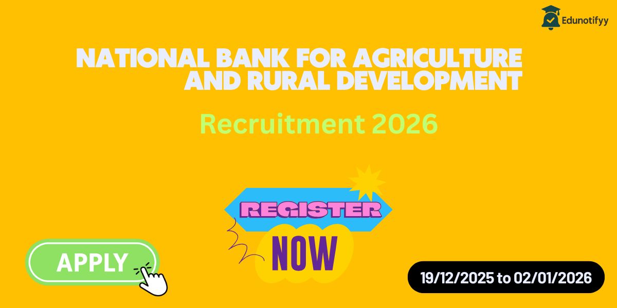 NABARD Specialists Recruitment 2026