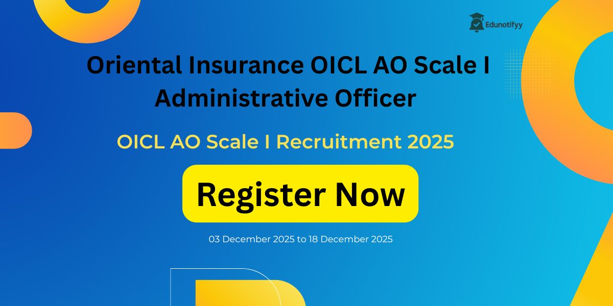 OICL AO Scale I Recruitment 2025 - for 300 Posts