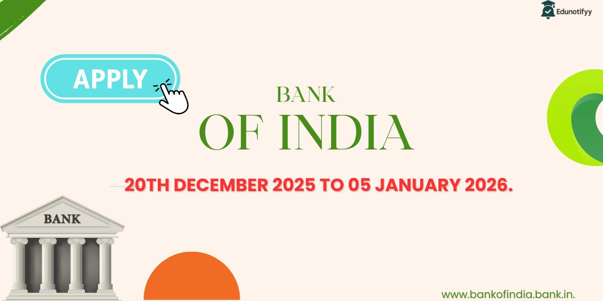 Bank of India Credit Officer Recruitment 2026 
