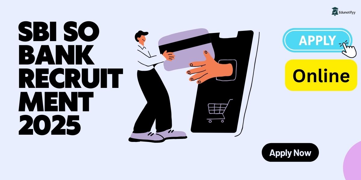 SBI SO Recruitment 2025 (996) Posts Apply Now