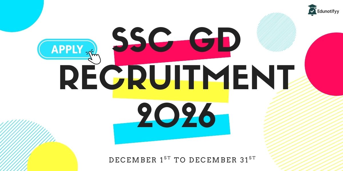 SCC GD Recruitment 2026